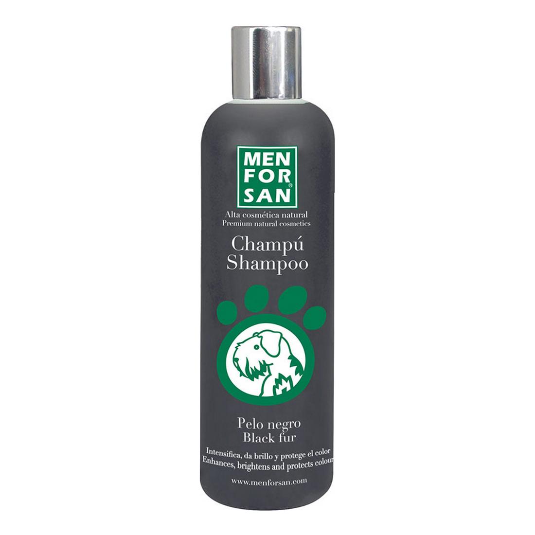 Menforsan Pet Shampoo 300 ml bottle with a sleek design, showcasing its perfumed formula for pet grooming.