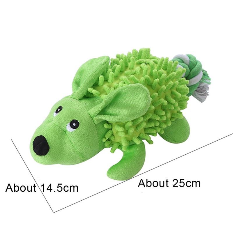 A colorful collection of bite-resistant dog voice toys, including molar balls made from durable cotton, perfect for engaging and entertaining pets.