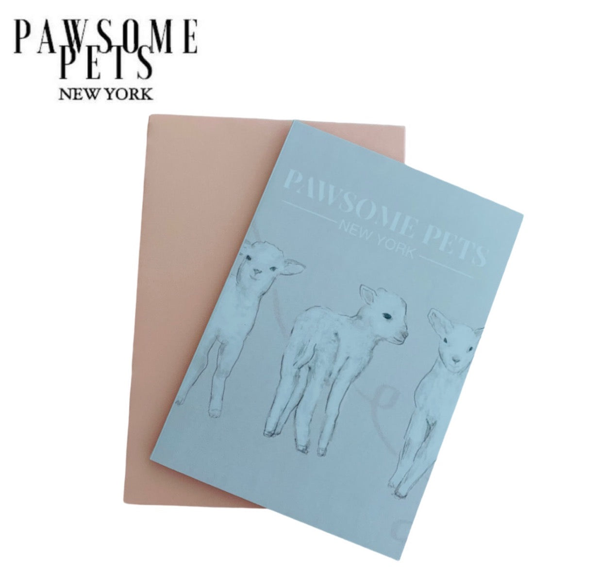 PETS CARD - #12 featuring a hand-painted design on smooth white cardstock with a plain craft envelope.