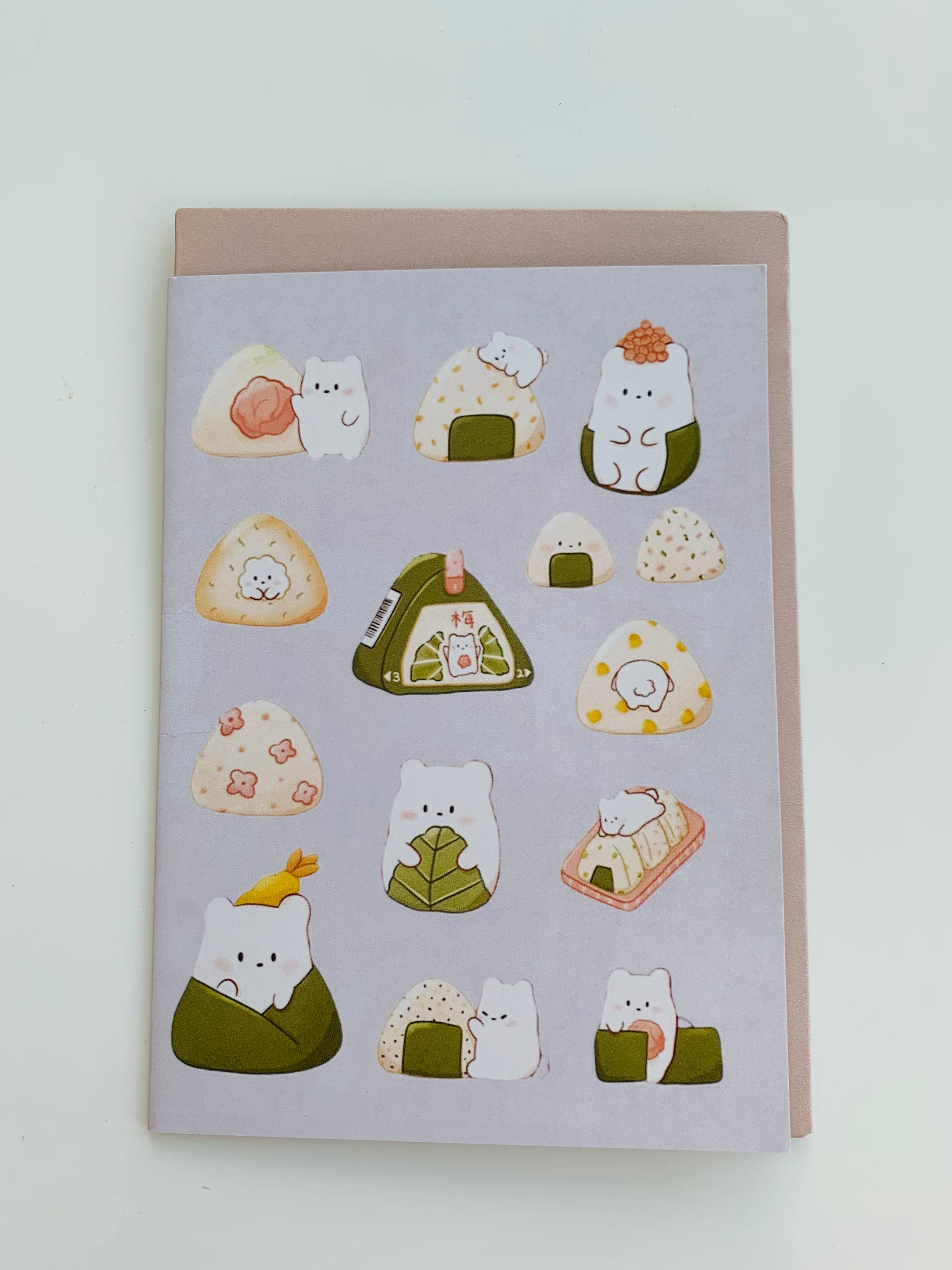 PETS CARD - #112 featuring a hand-painted design on smooth white cardstock with a craft envelope.