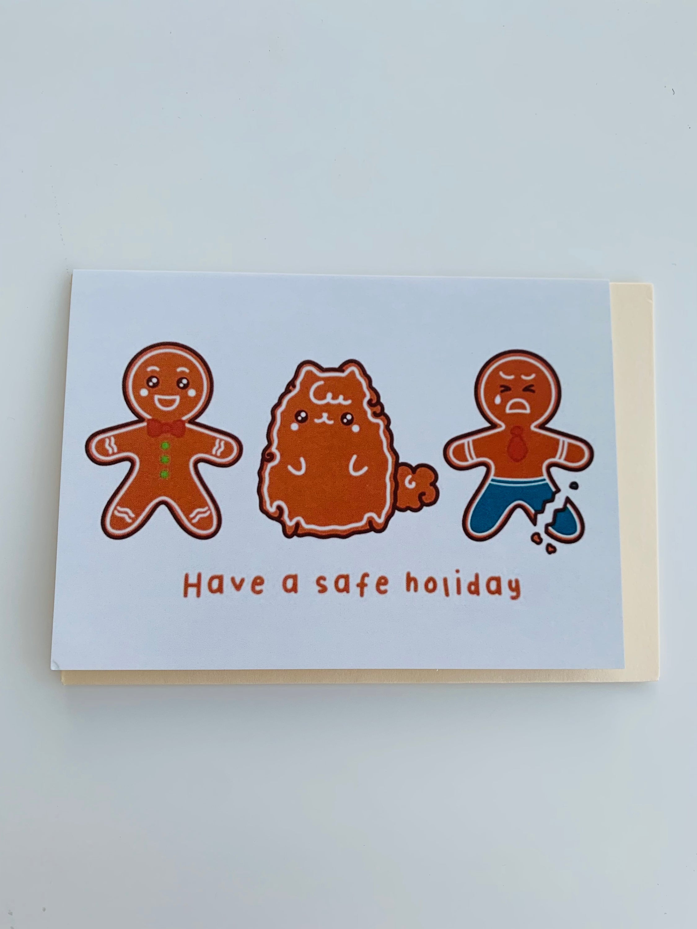 PETS CARD - #147 featuring a hand-painted design on smooth white cardstock with a craft envelope.