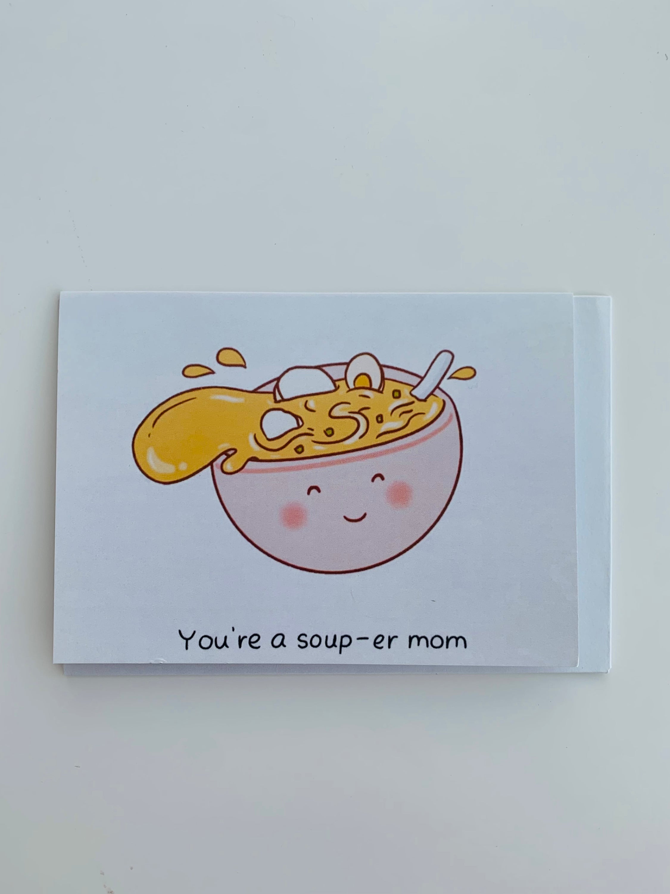 PETS CARD - #164 featuring a hand-painted design, folded on smooth white cardstock with a craft envelope.