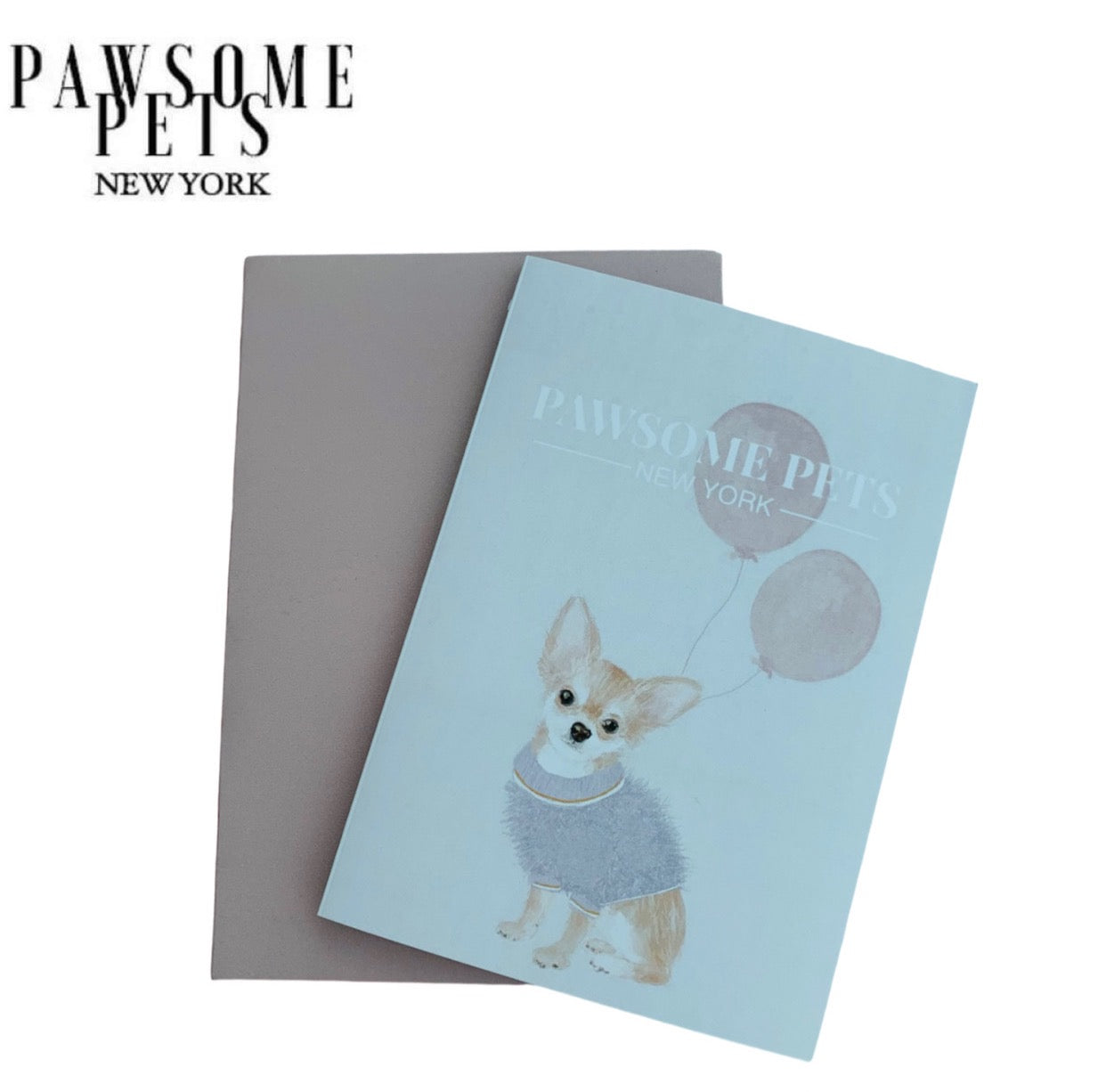 PETS CARD - #27, a folded card with hand-painted design, printed on smooth white cardstock, accompanied by a craft envelope.