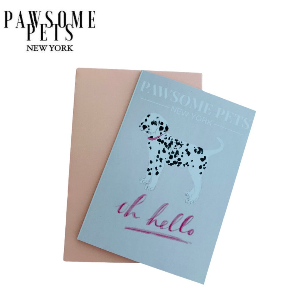 PETS CARD - #31 featuring a hand-painted design on smooth white cardstock with a plain craft envelope.