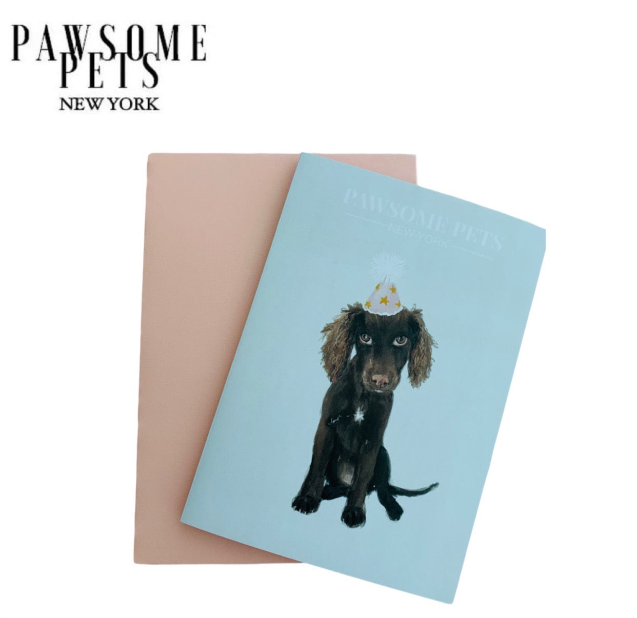 PETS CARD - #32 featuring a hand-painted design on smooth white cardstock with a craft envelope.