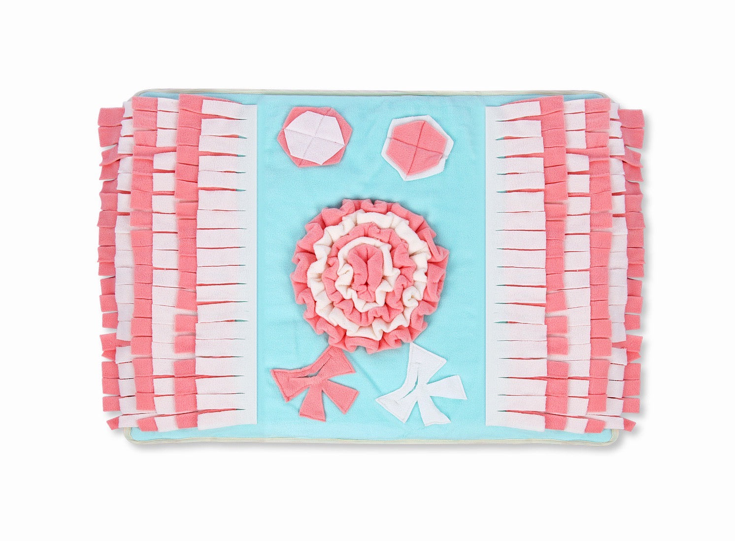 Sky Blue Pets Puzzle Toys Snuffle Mat designed for mental stimulation and slow feeding for pets.