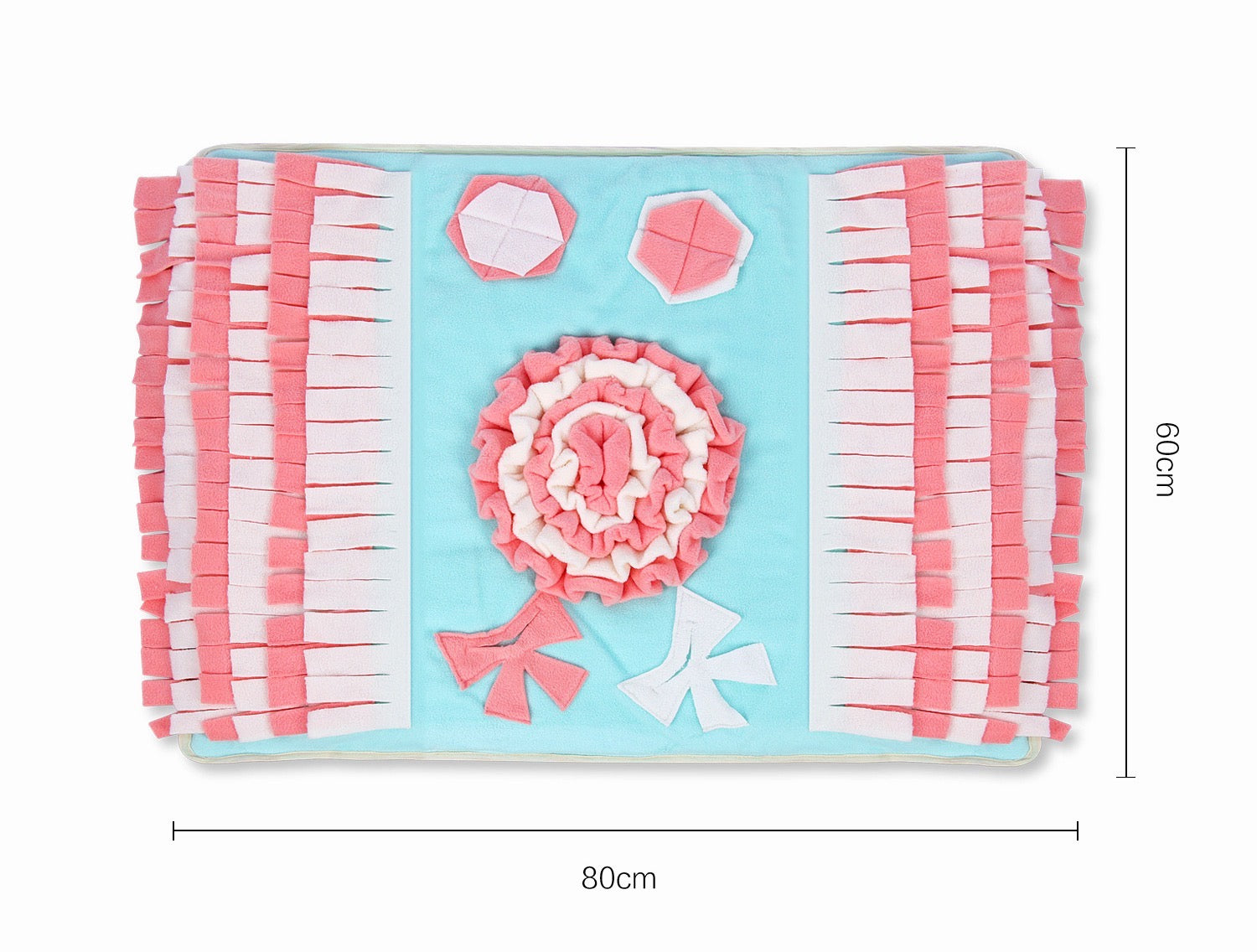 Sky Blue Pets Puzzle Toys Snuffle Mat designed for mental stimulation and slow feeding for pets.