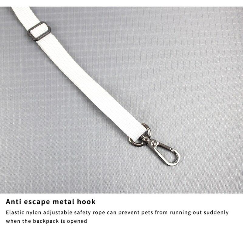 Portable Dog Carrier Bag made of durable Oxford cloth with breathable mesh panels, designed for large pets, featuring a zipper closure and adjustable straps.