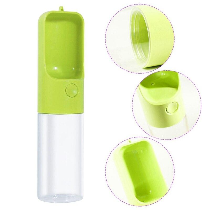 Portable Pet Cups Drinking Bottle for dogs and cats, featuring a built-in bowl and various sizes for hydration on the go.