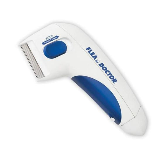 Electric Flea Comb for Cats, a sleek grooming tool designed to eliminate fleas safely and effectively without chemicals.