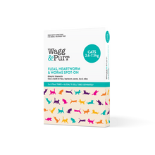 Selamectin Spot On treatment for cats, 3 pack, designed for 2.6-7.5kg cats, featuring a sleek packaging with clear instructions.