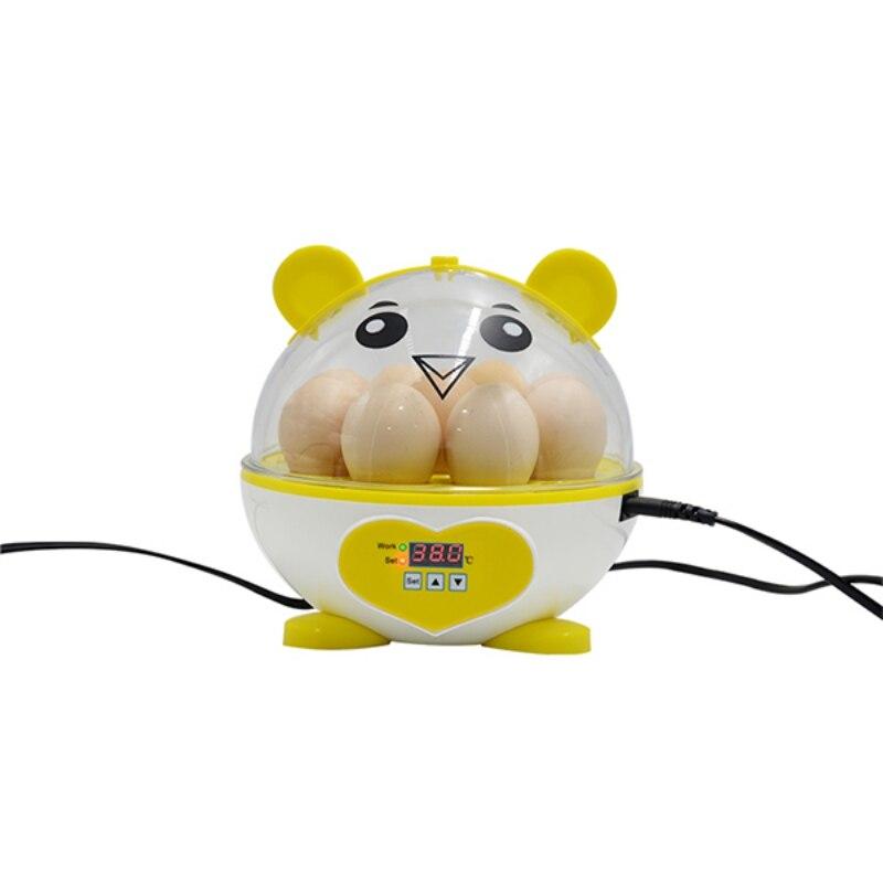 Semi-automatic chicken eggs incubator made of durable plastic, designed for temperature-controlled hatching of chicken eggs.