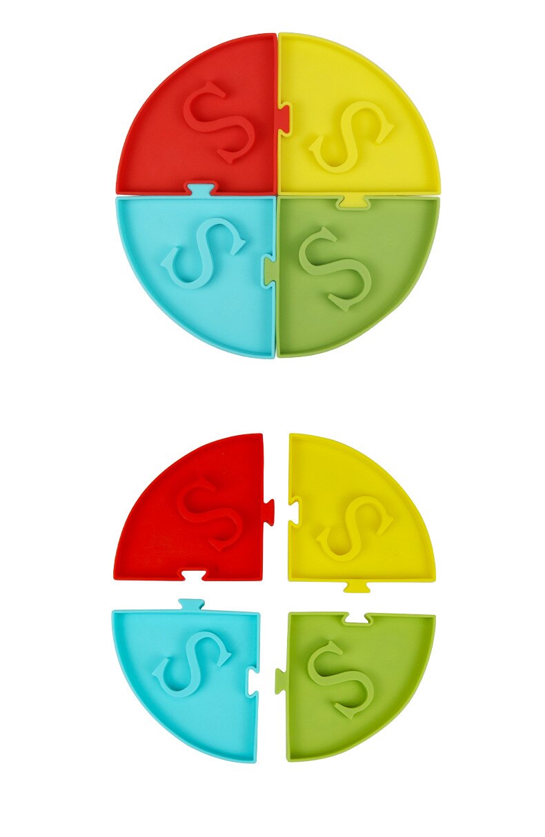 Silicone pet bowl designed for slow eating, featuring raised sections to prevent choking, suitable for dogs and cats.