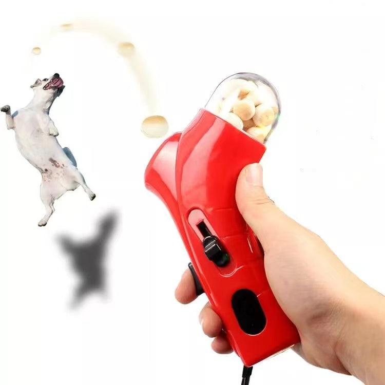 Interactive Snack Feeder Training Reward Kit for pets, featuring a no-slip base and rotating top for engaging play.