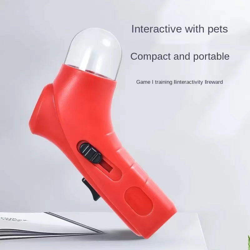 Interactive Snack Feeder Training Reward Kit for pets, featuring a no-slip base and rotating top for engaging play.