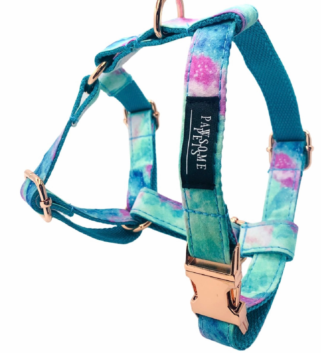 STEP IN BUNDLE - SKY featuring a durable pet harness set in vibrant colors, showcasing its stylish design and sturdy construction.