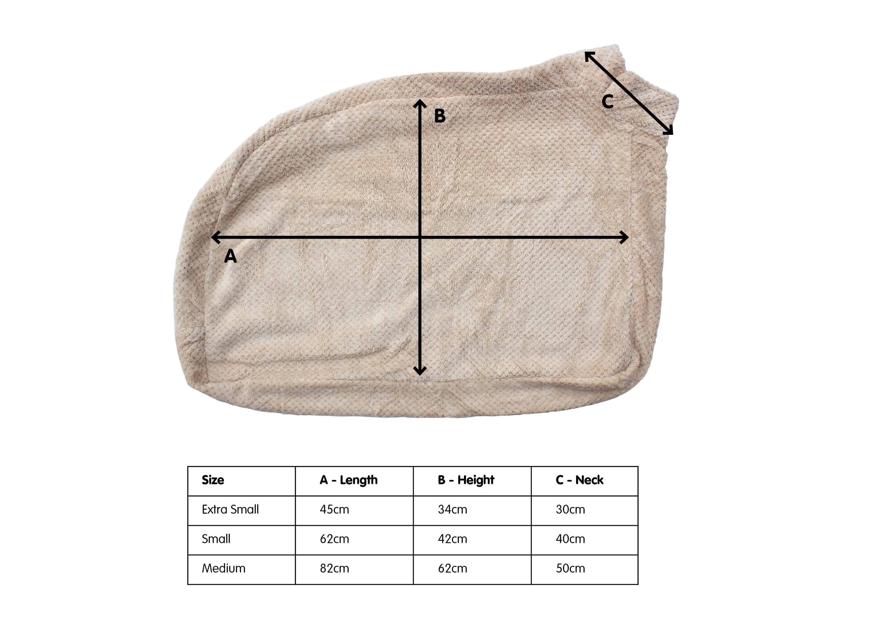 Super Absorbent Microfibre Dog Drying Bag in sky blue, designed to keep pets dry and comfortable after outdoor activities.