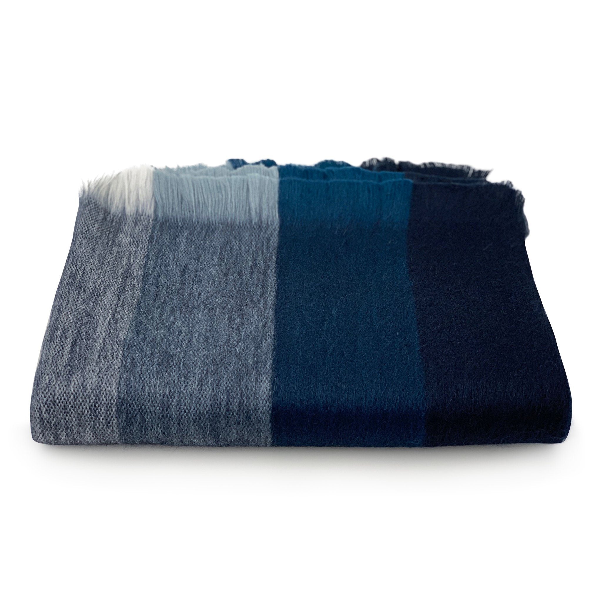 A luxurious Timeless Accent Alpaca Shawl in rich colors, showcasing its soft texture and elegant design.