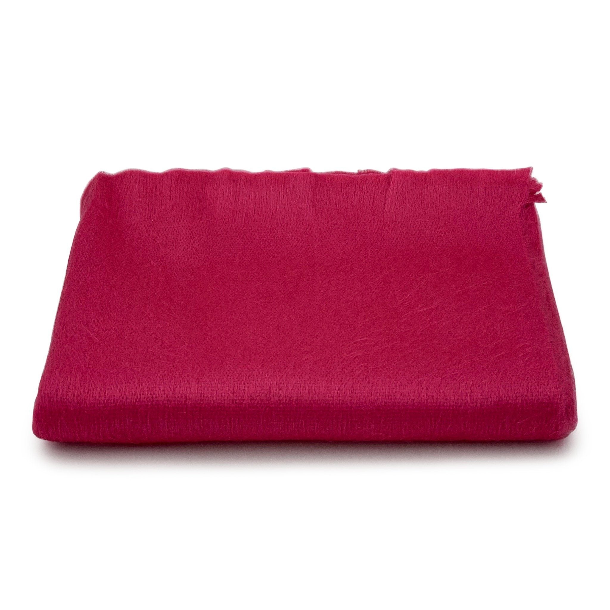 A luxurious Timeless Accent Alpaca Shawl in rich colors, showcasing its soft texture and elegant design.