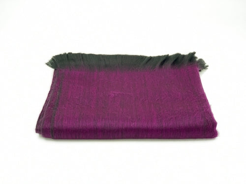 A luxurious Timeless Accent Alpaca Shawl in rich colors, showcasing its soft texture and elegant design.