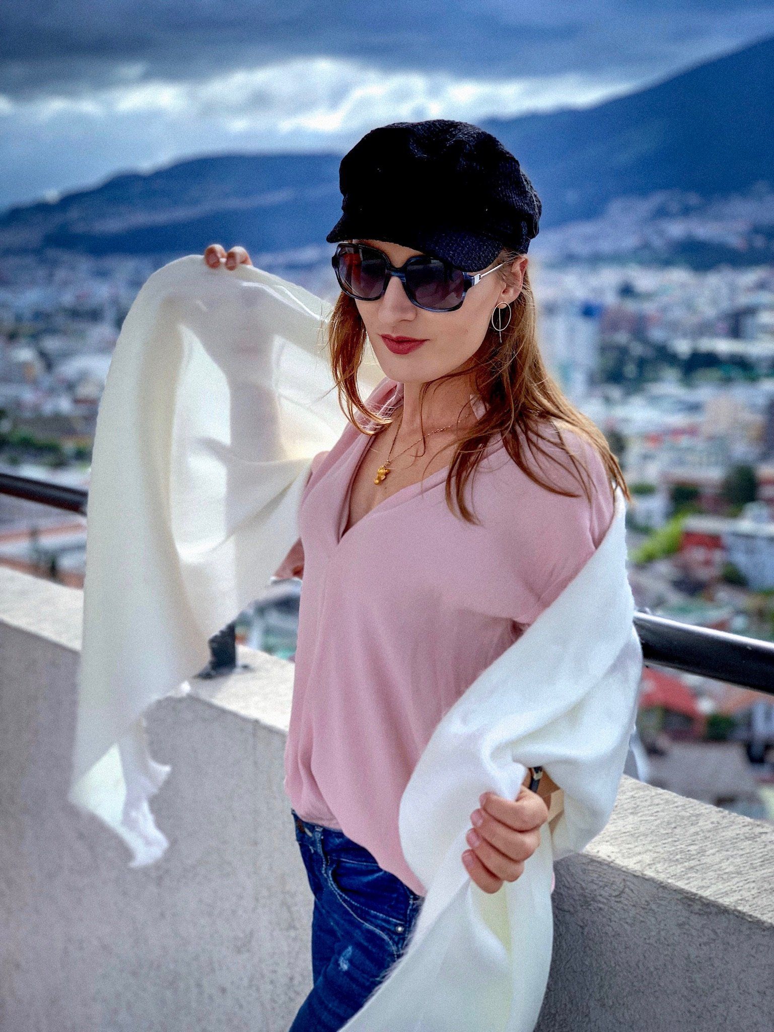 A luxurious Timeless Accent Alpaca Shawl in rich colors, showcasing its soft texture and elegant design.