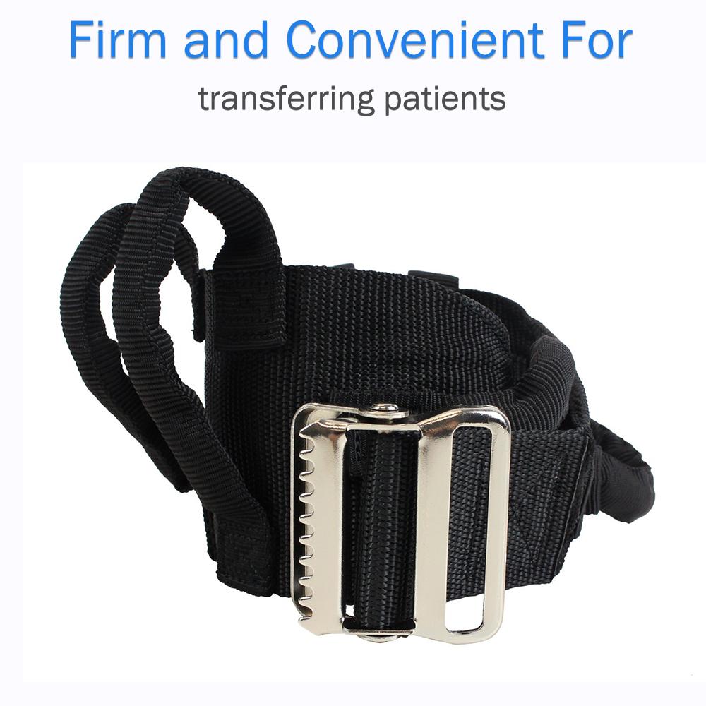 Aptoco Transfer Belt with six padded handles for secure patient transfers, adjustable design, and durable construction.