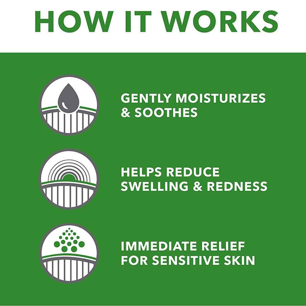 Tropiclean Oxymed Hypo-Allergenic Soothing Spray for dogs and cats in an 8 fl oz bottle, designed for allergy relief.