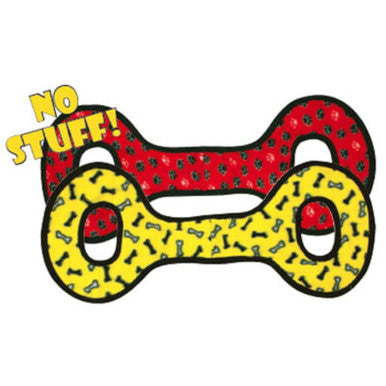 Tuffy No Stuff Ultimate Tug-O-War toy for medium to large dogs, featuring multiple layers and squeakers, designed for interactive play.