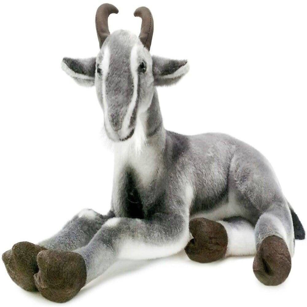 VIAHART Patrick the Pygmy Goat plush toy, 18 inches tall, soft fabric, cute design, perfect for cuddling and imaginative play.