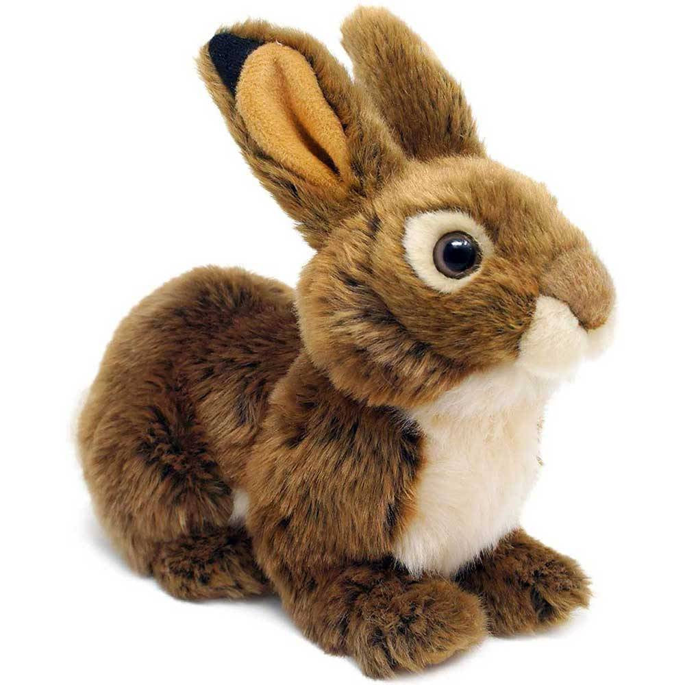 Viahart Tiger Tale Toys Brigid the Brown Rabbit, a 10-inch soft plush stuffed animal with a cute design, perfect for cuddling and play.