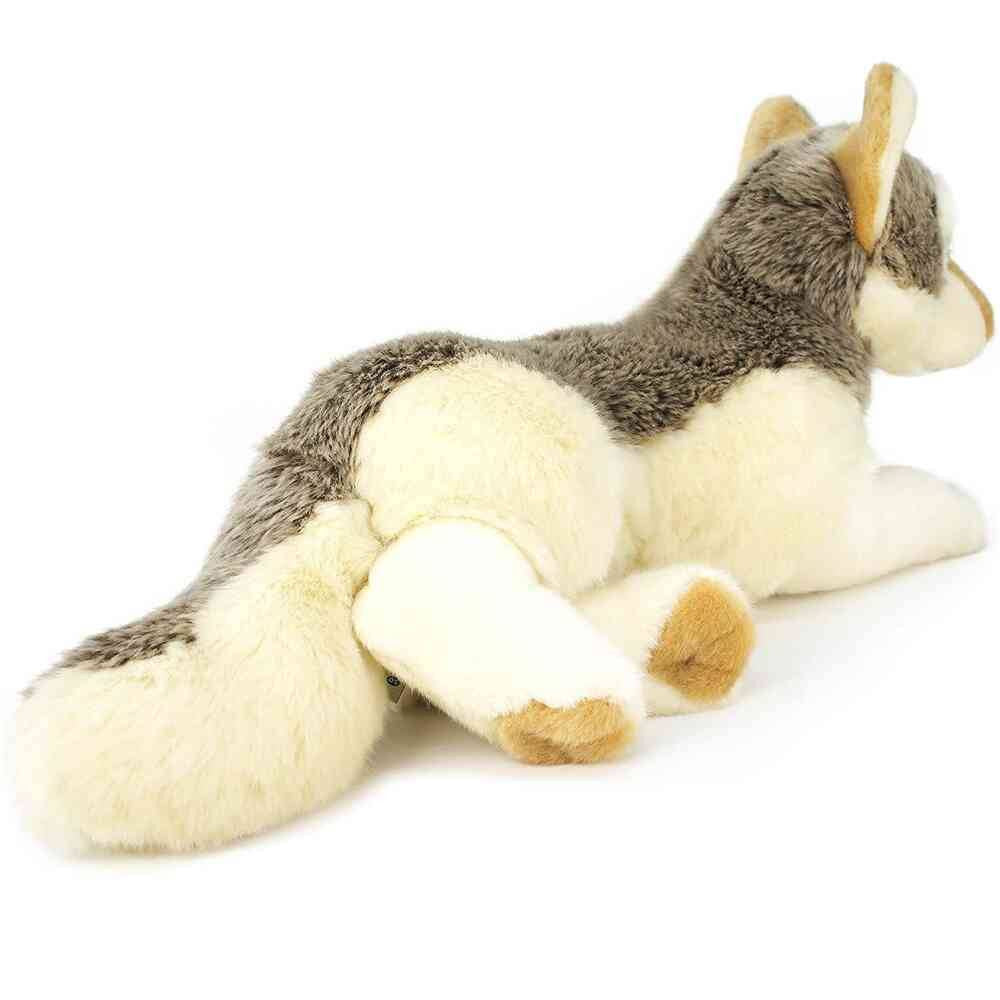 Viahart Wolcott The Wolf Plush Toy, soft and huggable, featuring a friendly expression and high-quality fabric.
