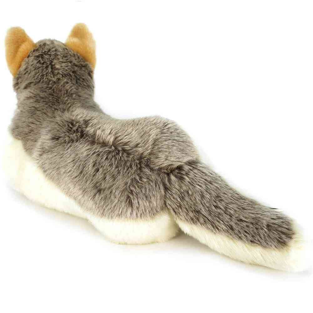 Viahart Wolcott The Wolf Plush Toy, soft and huggable, featuring a friendly expression and high-quality fabric.