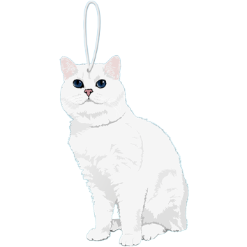 White Coffee Cat air freshener spray bottle with a whimsical design featuring a cat and coffee elements.