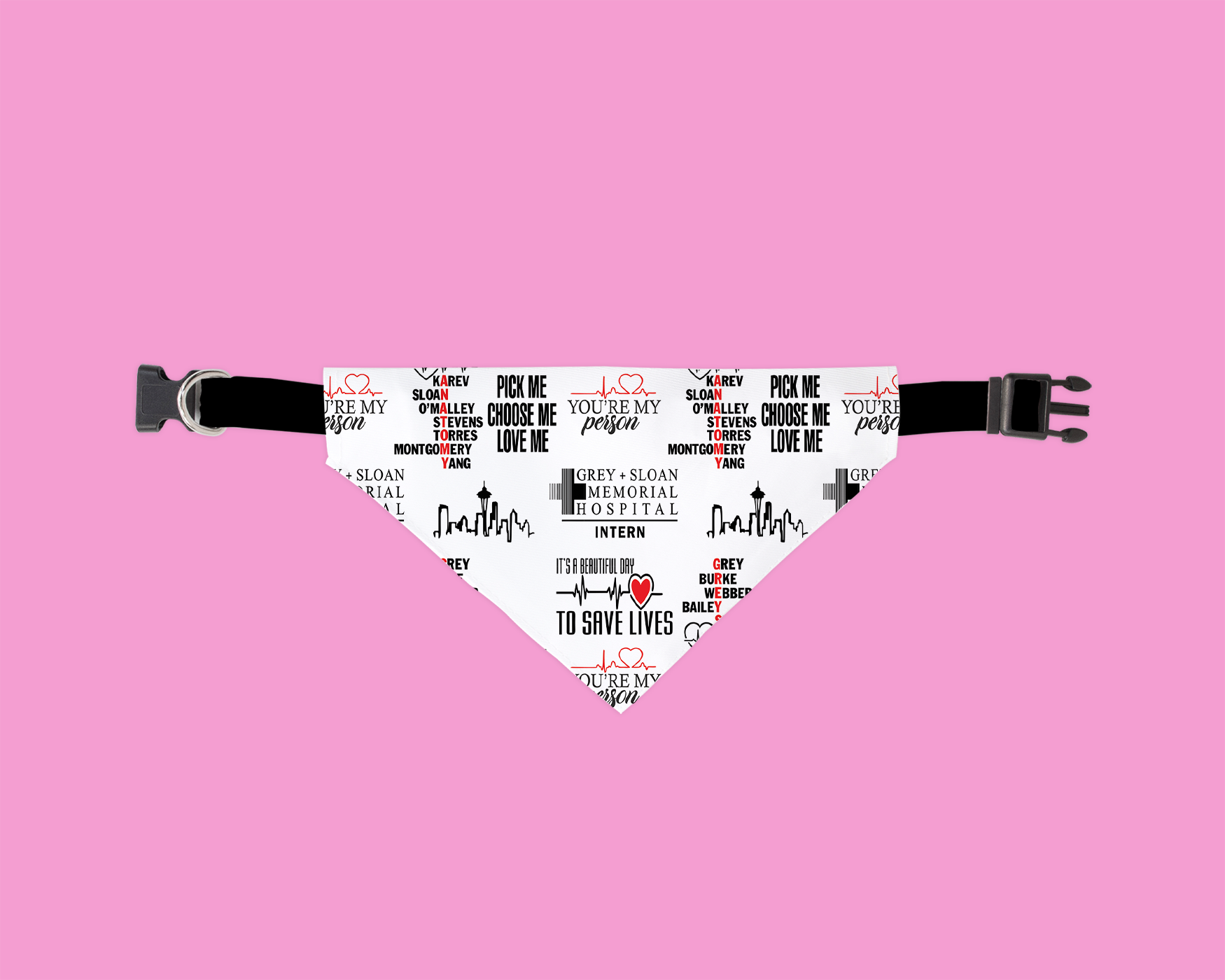 You're My Person Bandana for dogs, featuring a stylish design and ultra-soft fabric, perfect for any occasion.