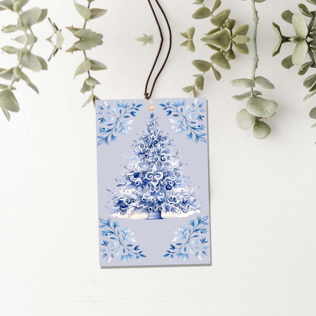 Blue Tree Freshie hanging air freshener with vibrant colors and charming design, perfect for adding fragrance to any space.