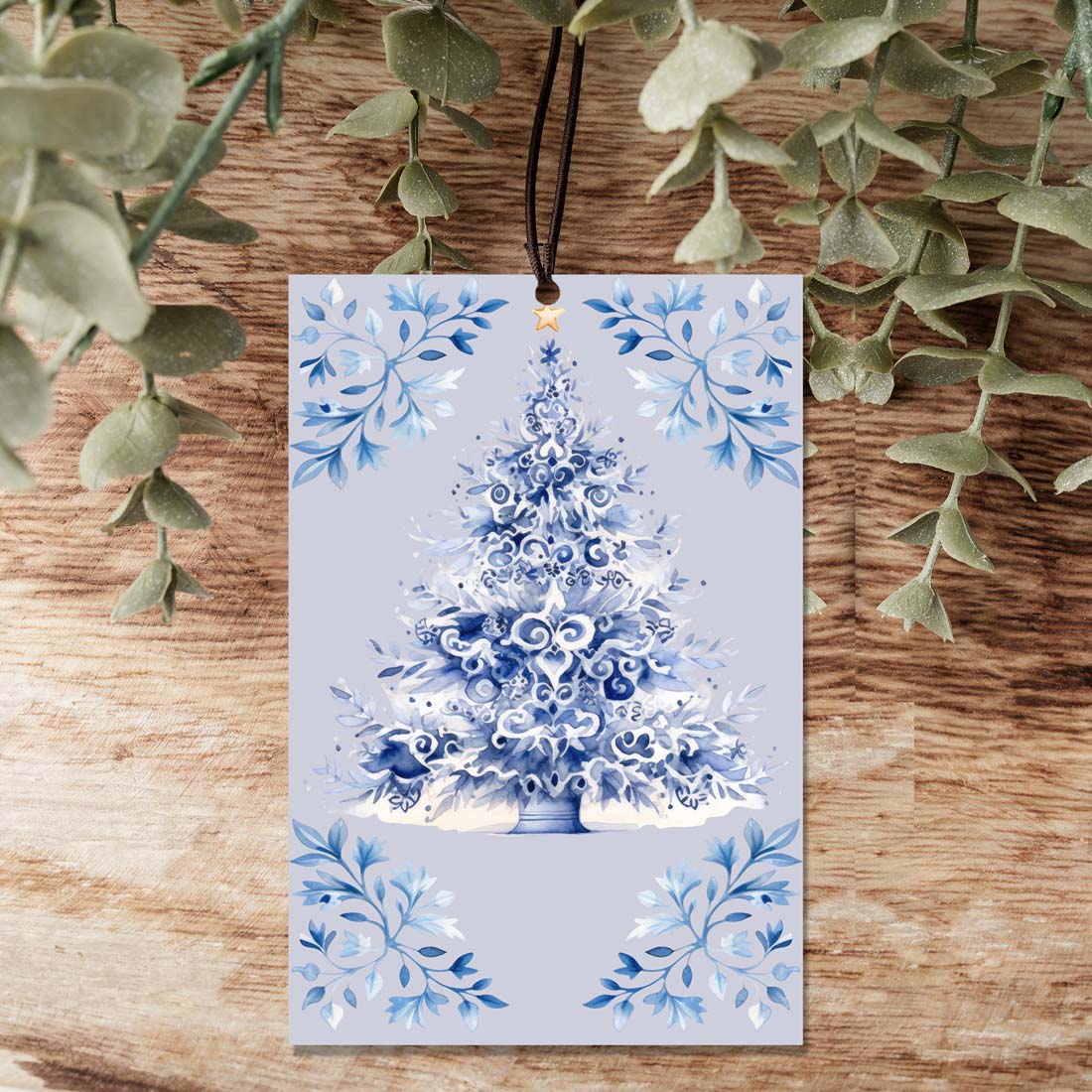 Blue Tree Freshie hanging air freshener with vibrant colors and charming design, perfect for adding fragrance to any space.