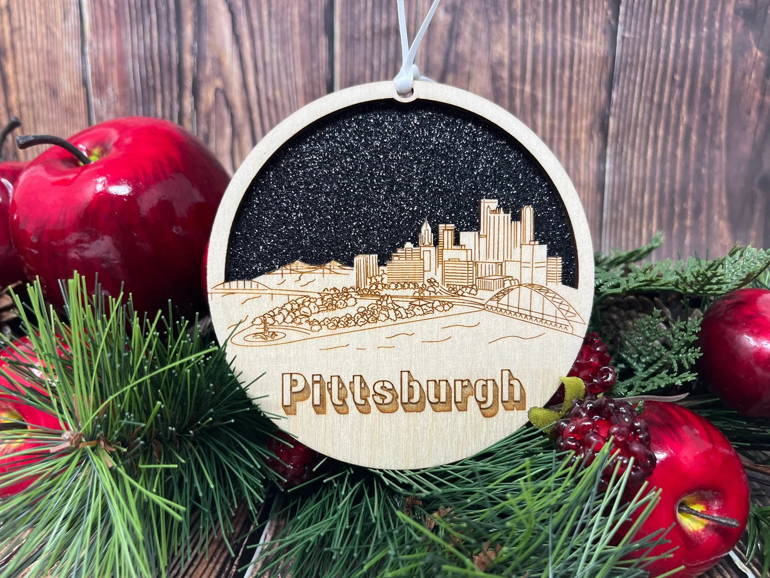 Main Pittsburgh Skyline Ornament image
