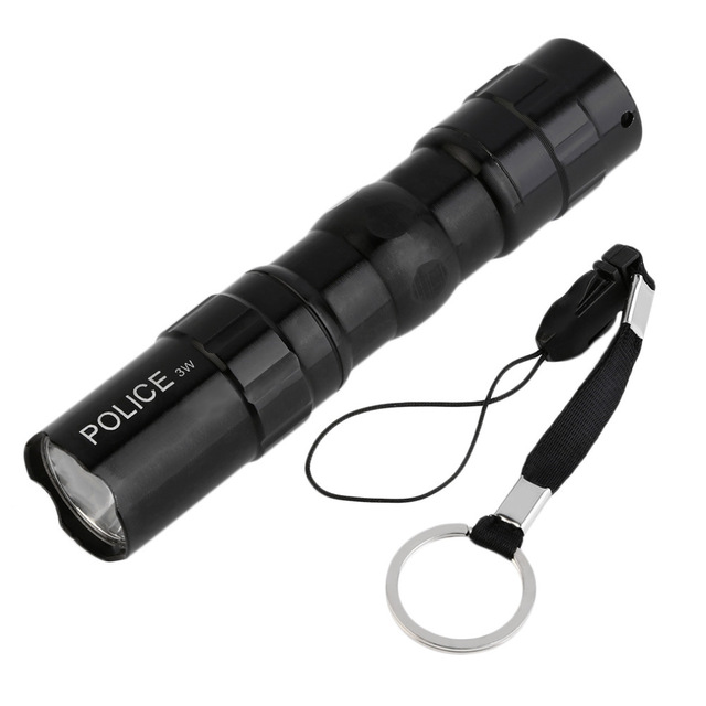Cycling LED Waterproof Torch mounted on a bike handlebar, showcasing its bright light and durable aluminum alloy design.