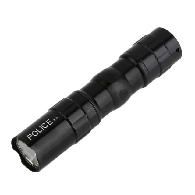 Cycling LED Waterproof Torch mounted on a bike handlebar, showcasing its bright light and durable aluminum alloy design.