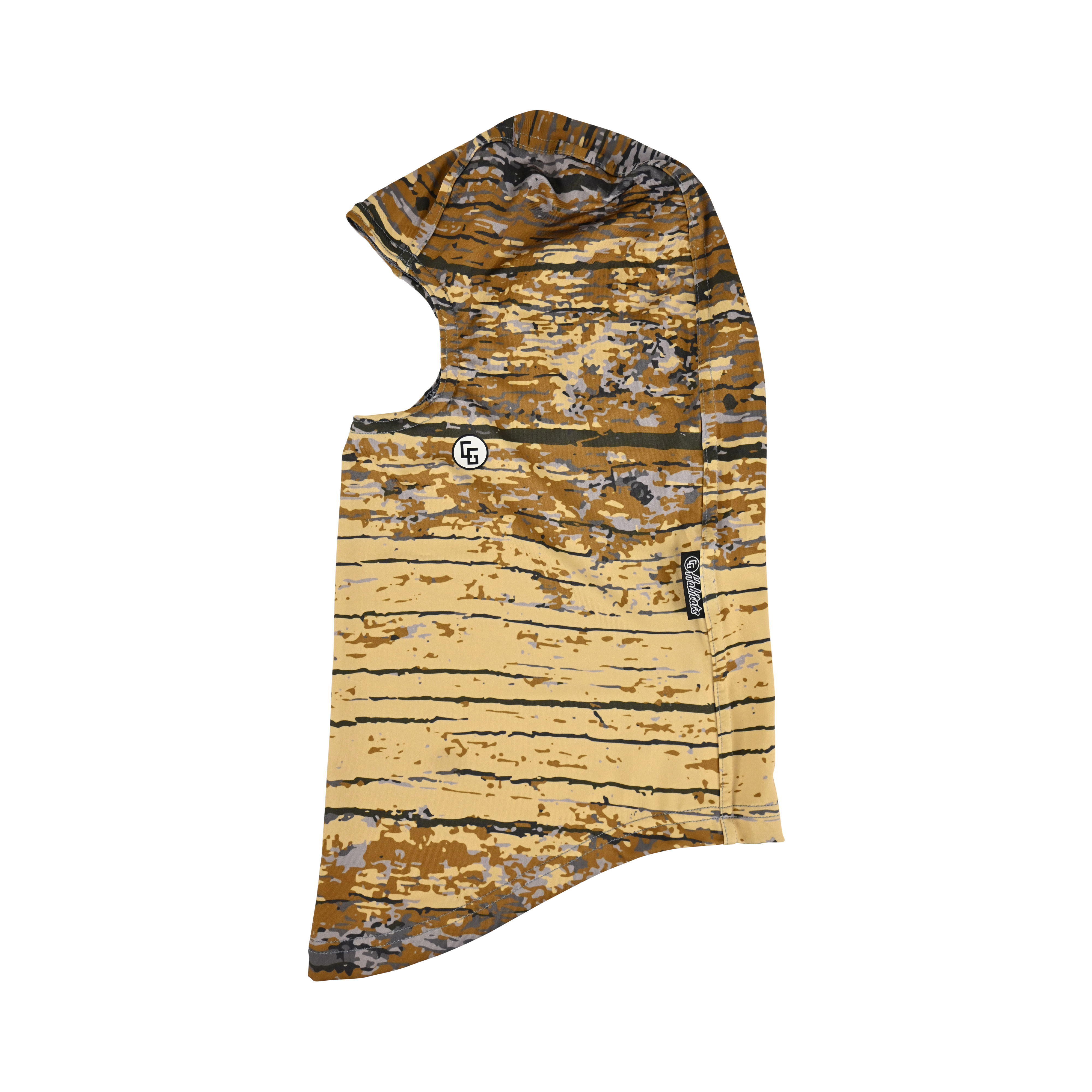 Balaclava Stretch in black, showcasing its snug fit and breathable fabric, designed for outdoor protection against UV rays and moisture.