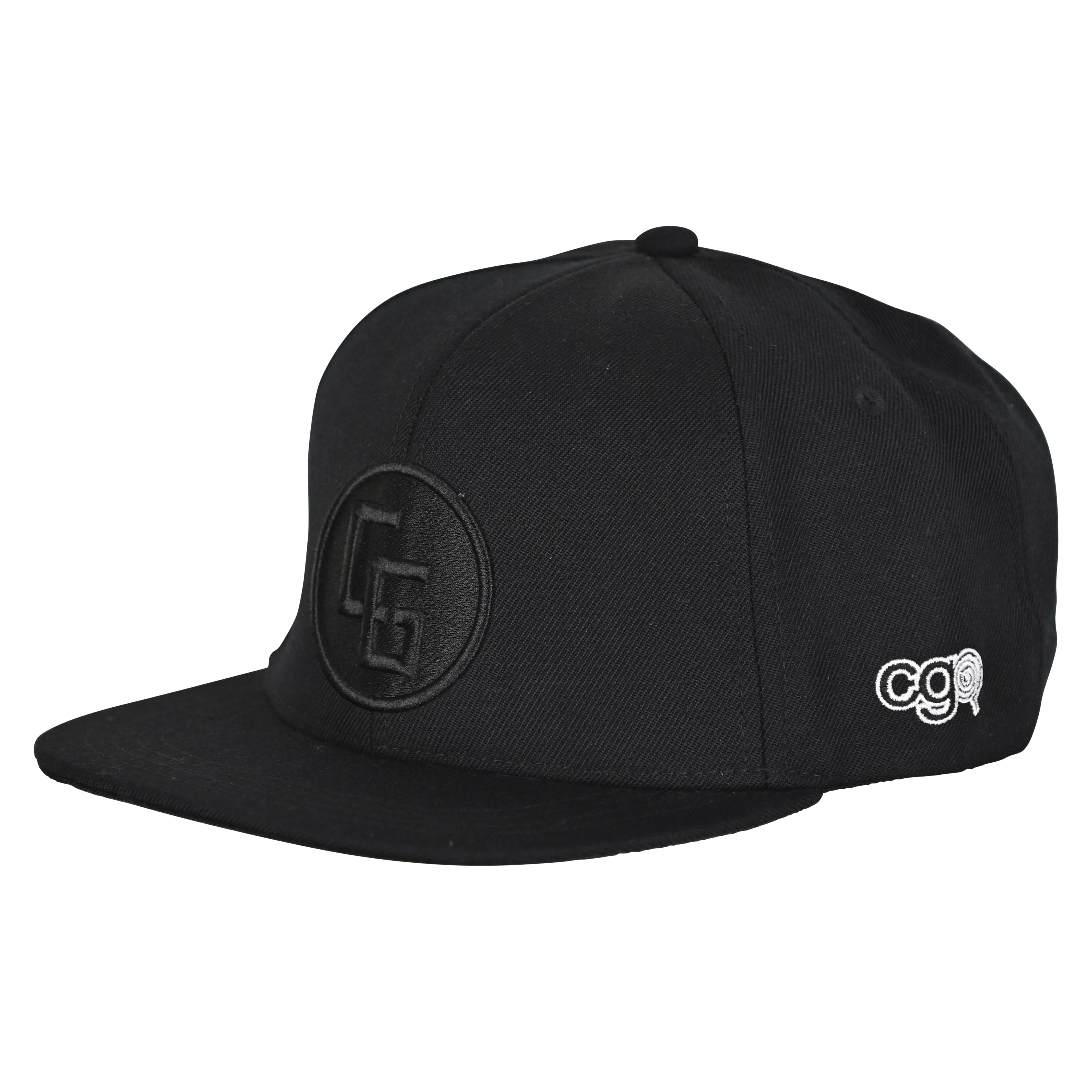 CG Snapback Hat featuring a wool blend, deep fit, and luxurious 3-D embroidery with a silky lining.