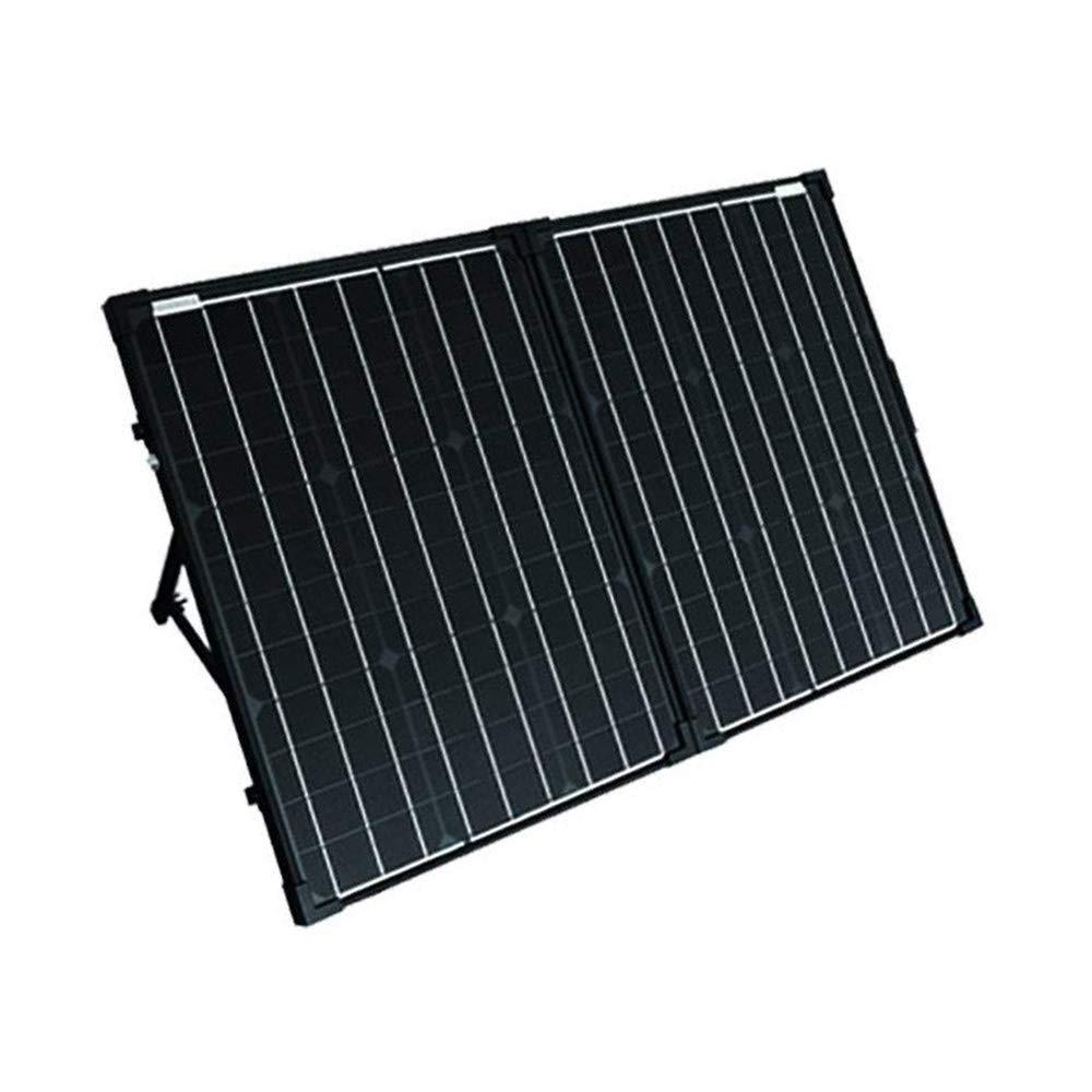 ACOPower PTP 100W Portable Solar Panel Expansion Briefcase, showcasing its compact suitcase design and high-efficiency solar cells, ideal for off-grid use.
