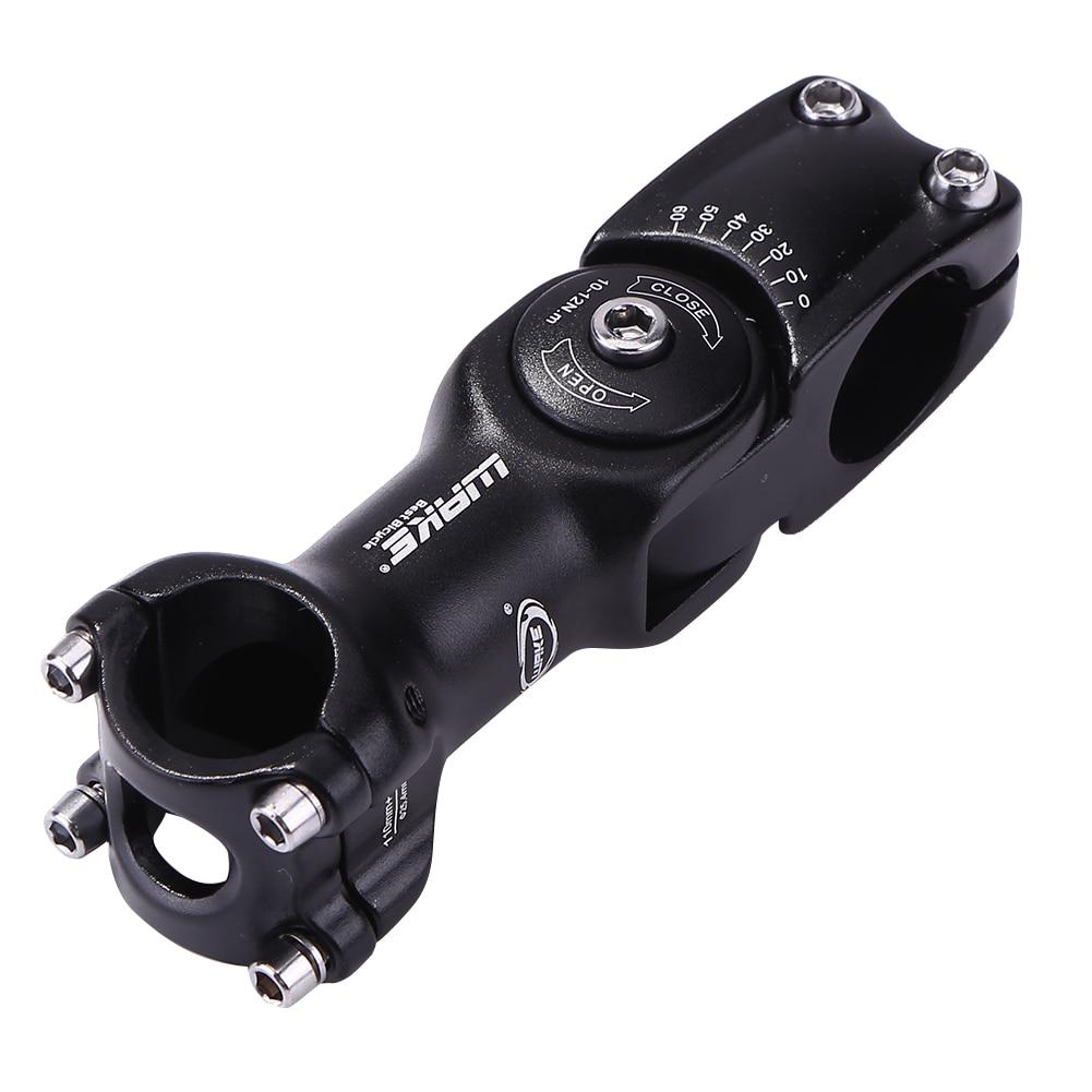 Aluminum Alloy Bike Handlebar Stem Riser Adapter, showcasing its adjustable design and lightweight construction.
