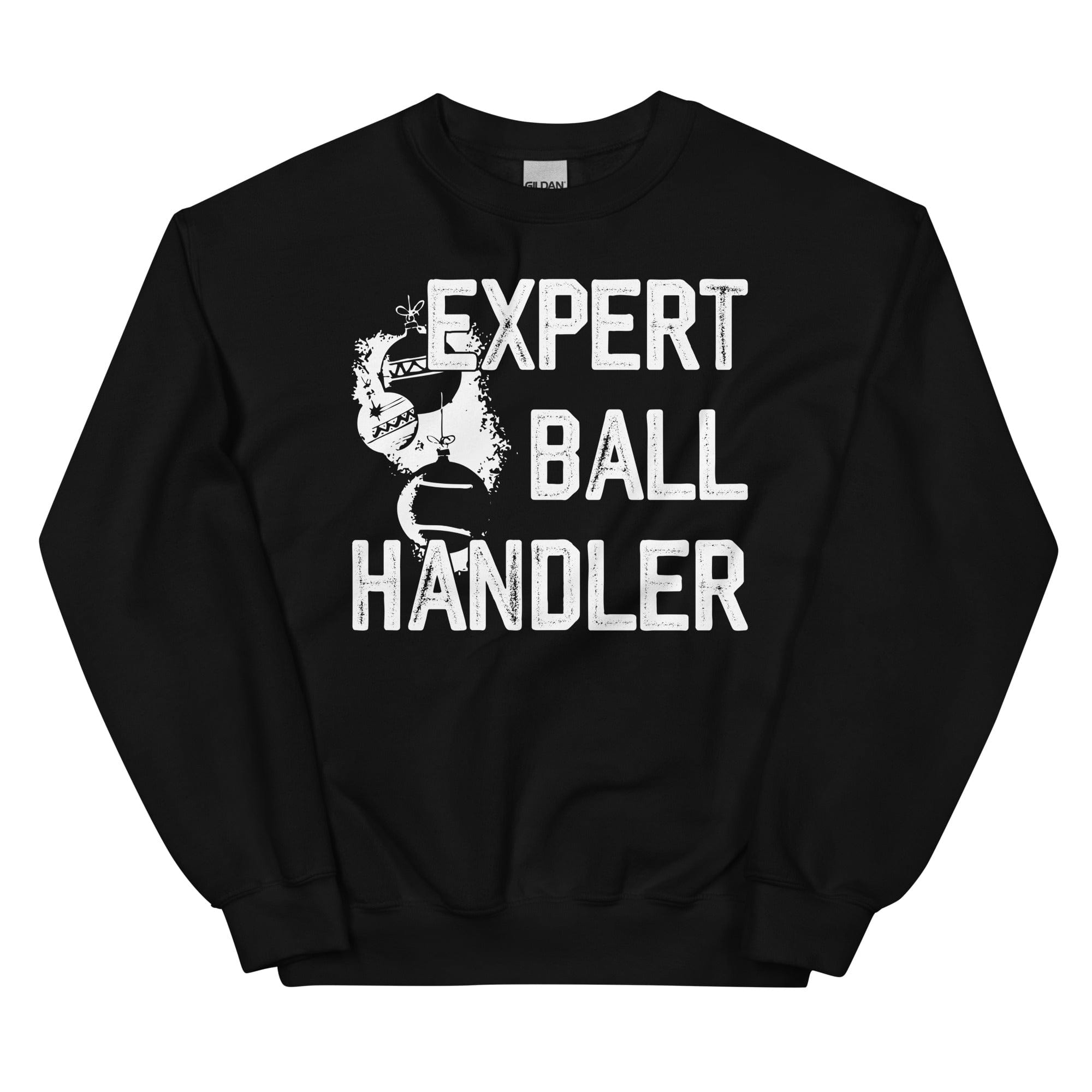Expert Ball Handler Christmas hoodie featuring unique artistic designs and cozy fleece lining.