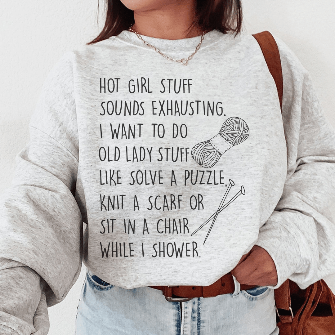 Old Lady hoodie featuring a cozy fleece lining and adjustable cuffs, designed by top artists.