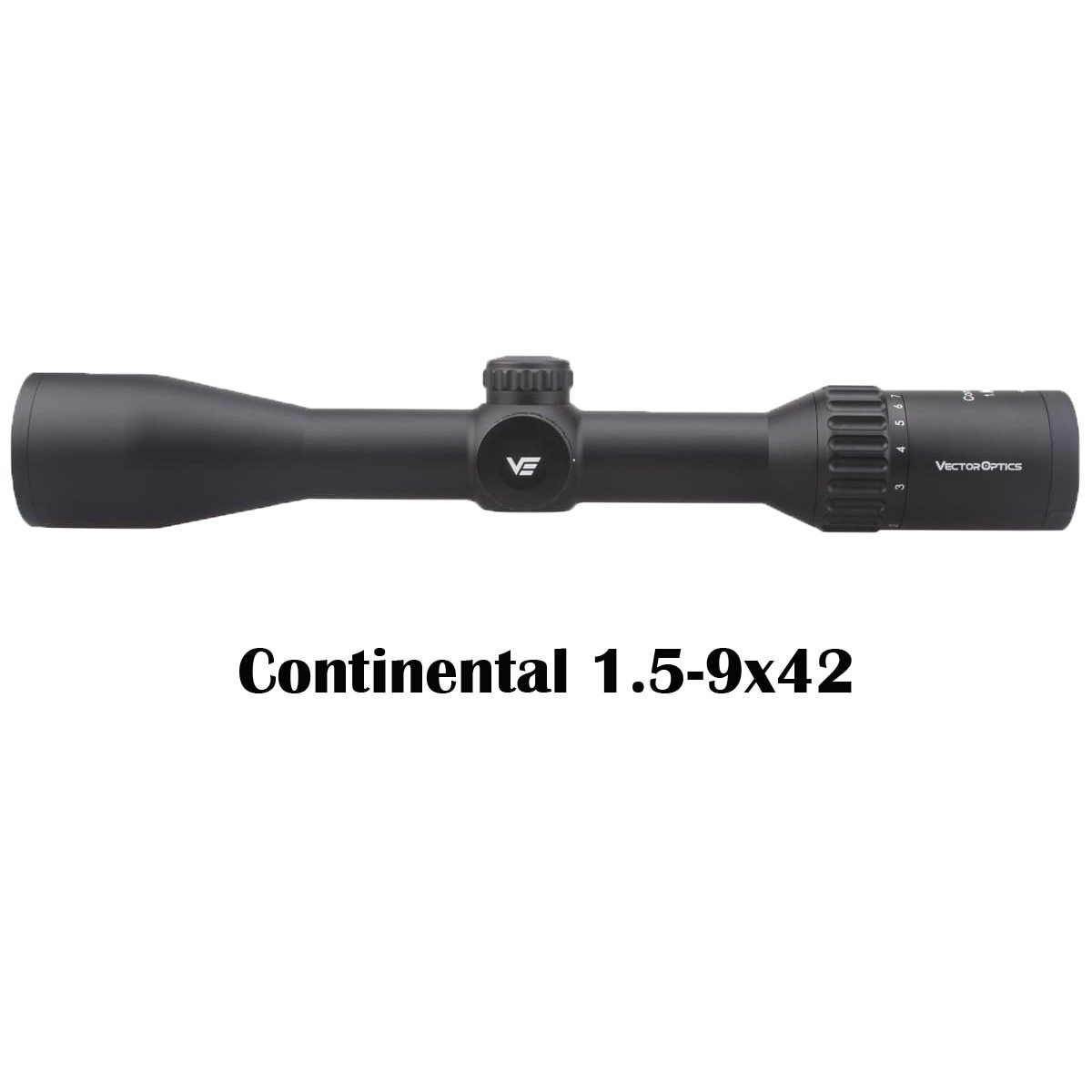 Optics Continental HD Top Riflescope showcasing its sleek design and advanced optics for tactical hunting.