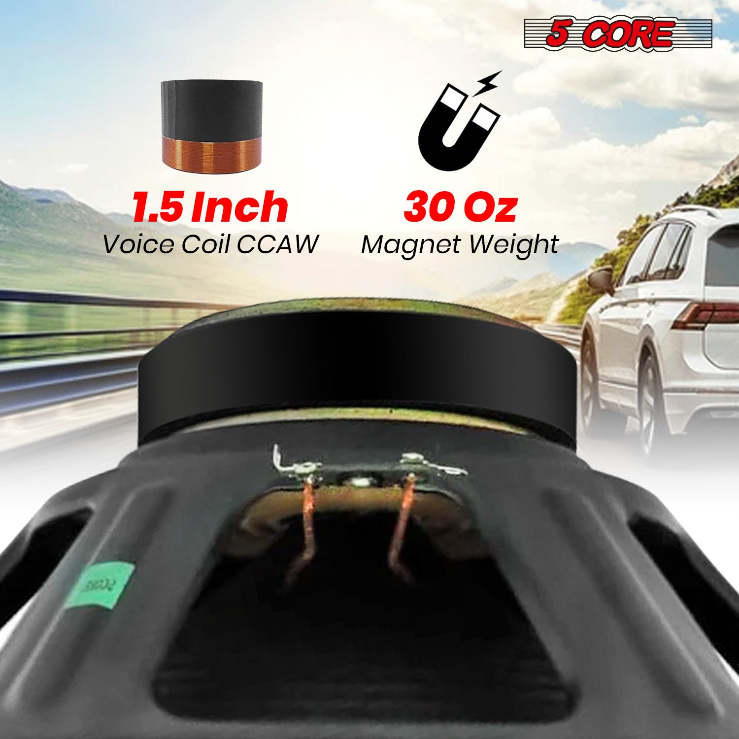 5Core 12 Inch DJ Subwoofer Speaker with robust design and powerful bass capabilities.