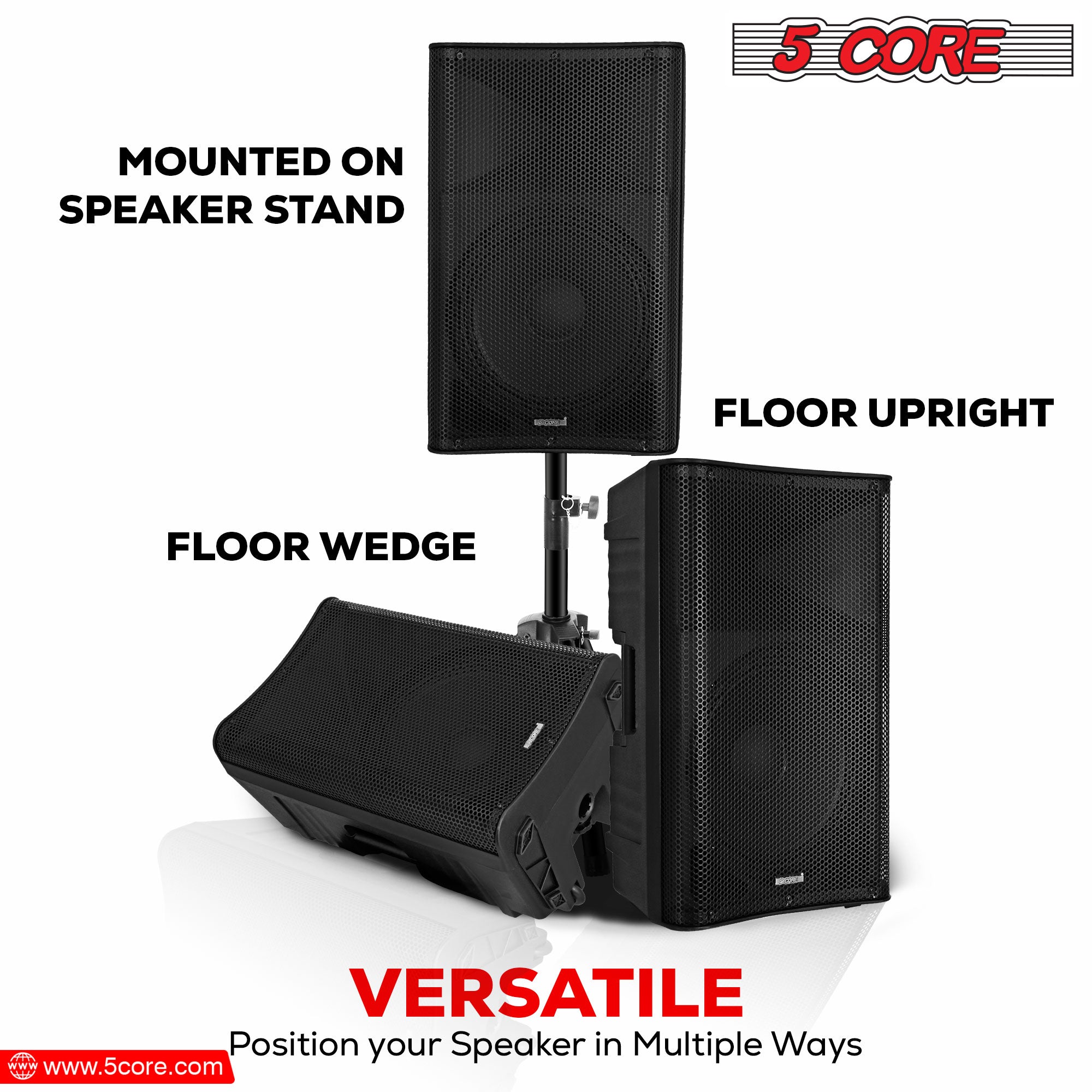 5Core DJ Bluetooth Party Speaker showcasing a 12-inch subwoofer and wireless microphones, designed for karaoke and events.