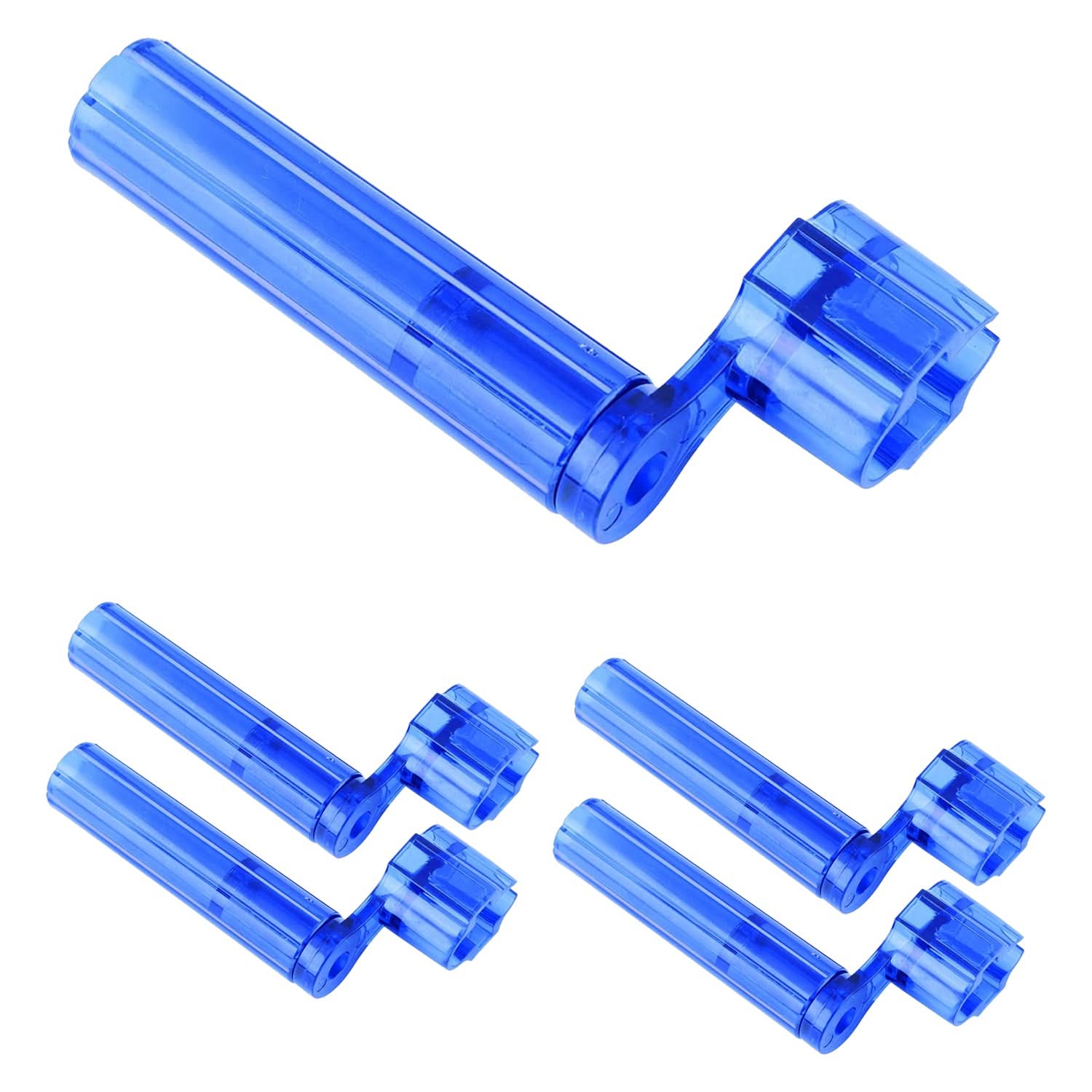5Core Guitar String Winder in blue color, ergonomic design for easy string changes.