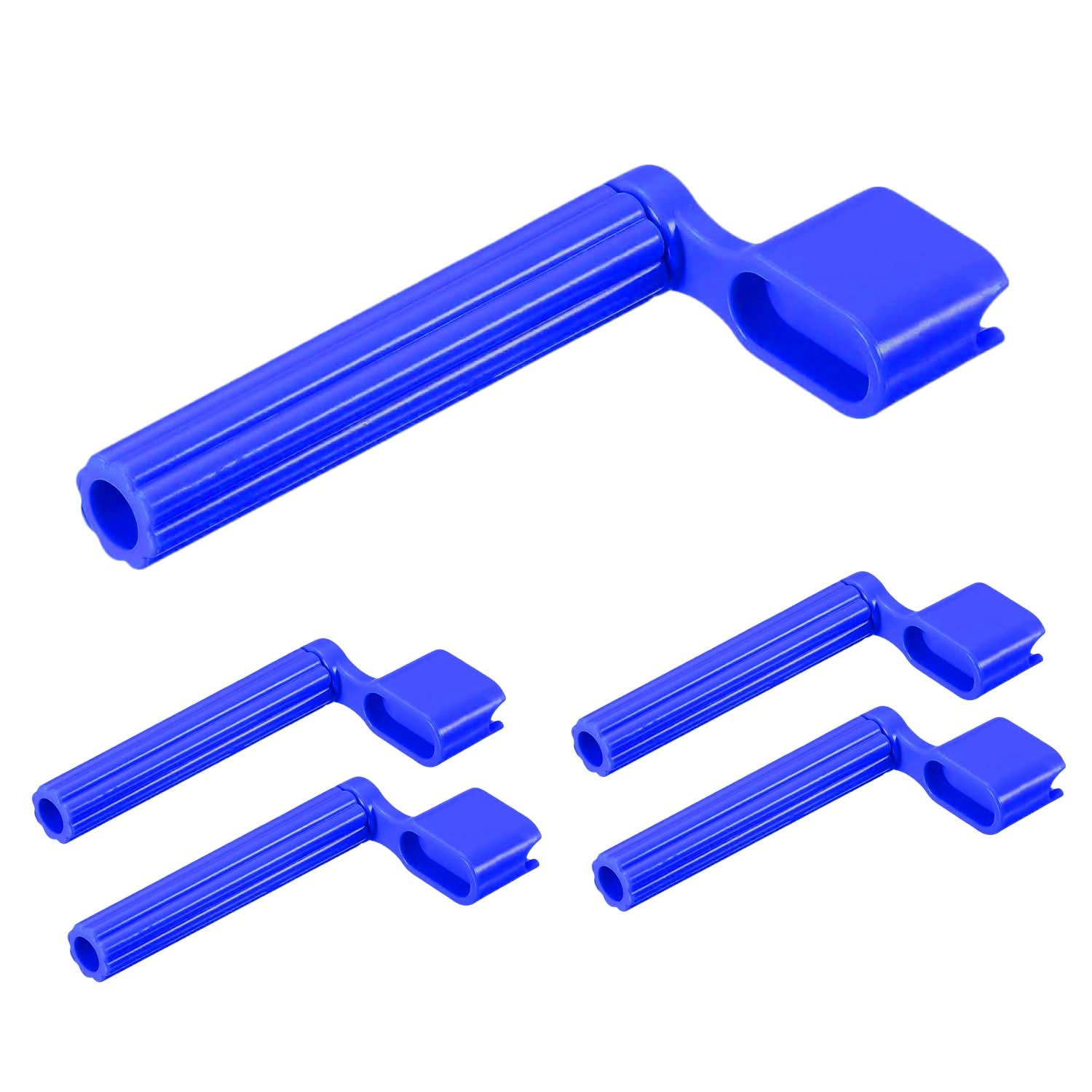 5Core Guitar String Winder in blue color, ergonomic design for easy string changes.